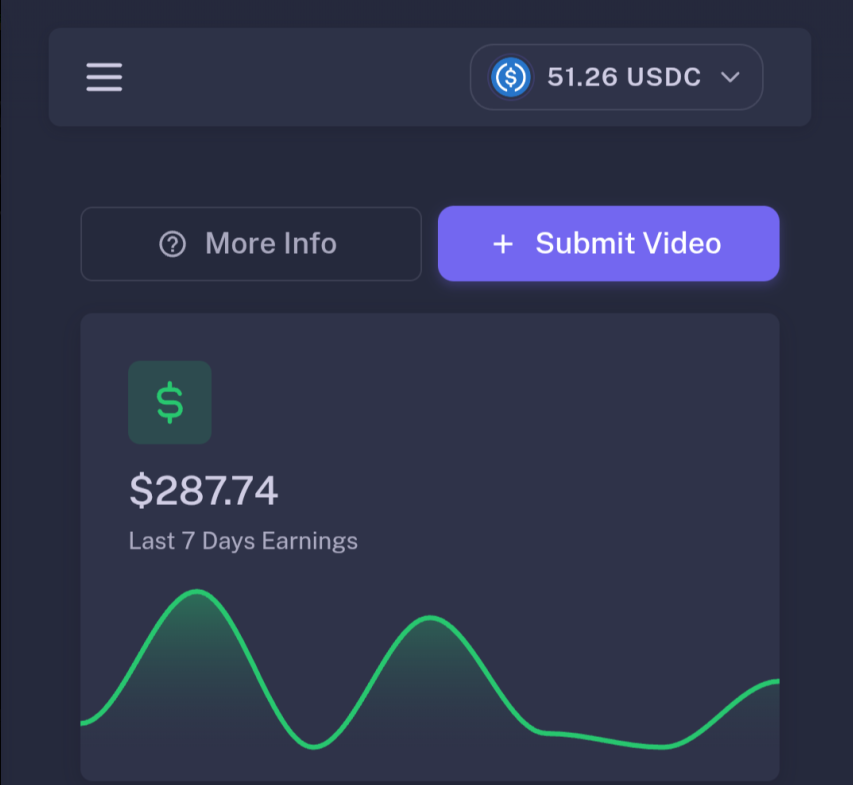 Clipstake earning proof 9