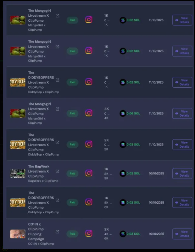 Clipstake earning proof 4