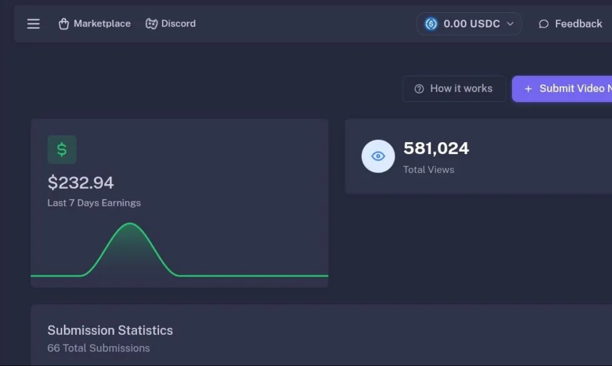Clipstake earning proof 5