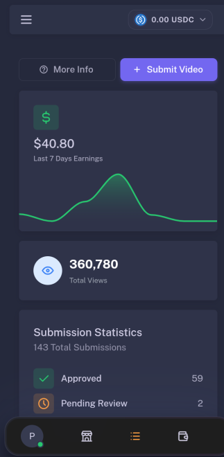 Clipstake earning proof 6